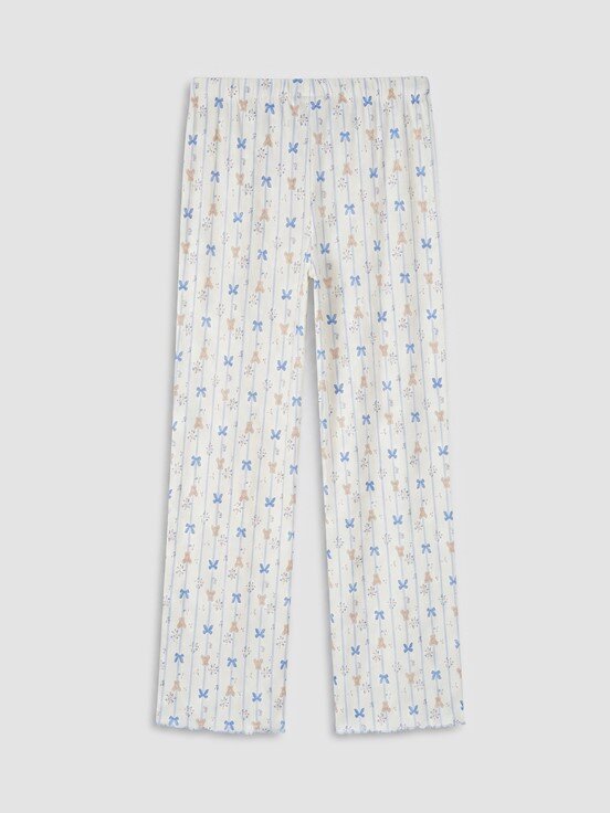 Pijama Takım EKRU BASKILI