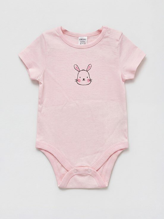 Çıtçıtlı Body KREM BASKILI