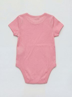 Çıtçıtlı Body KREM BASKILI