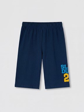 Şortlu Pijama Takımı LACİVERT