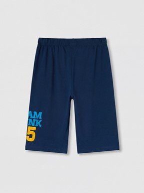 Şortlu Pijama Takımı LACİVERT