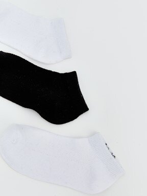 Patik Çorap KARIŞIK RENK İPLİĞİ BOYALI