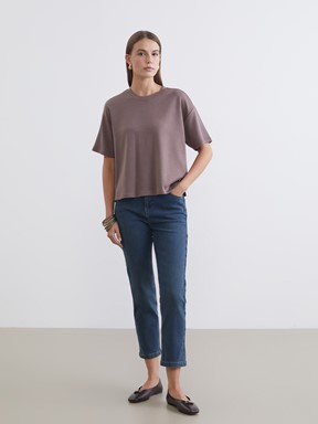 Tişört AÇIK KAHVERENGİ