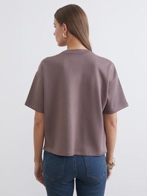 Tişört AÇIK KAHVERENGİ