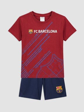 Şortlu Pijama Takımı AÇIK BORDO