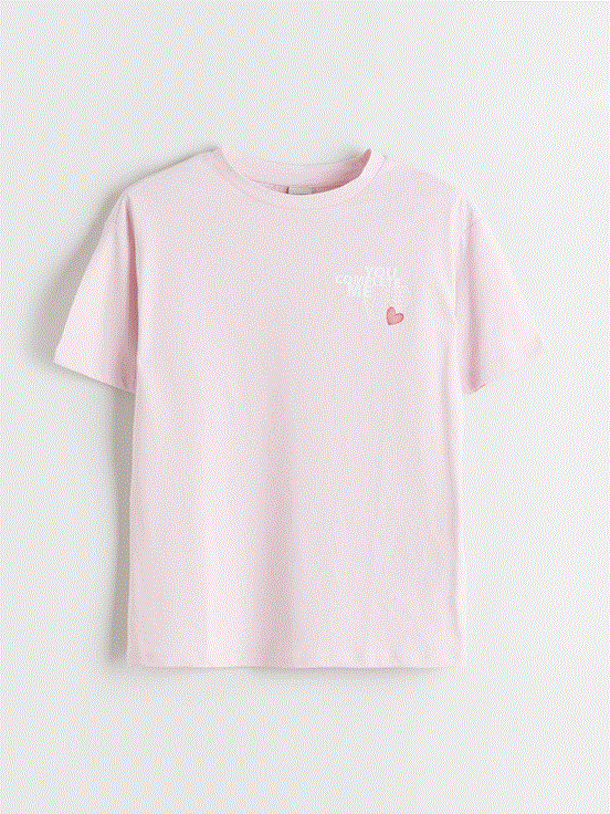 Tişört AÇIK PEMBE