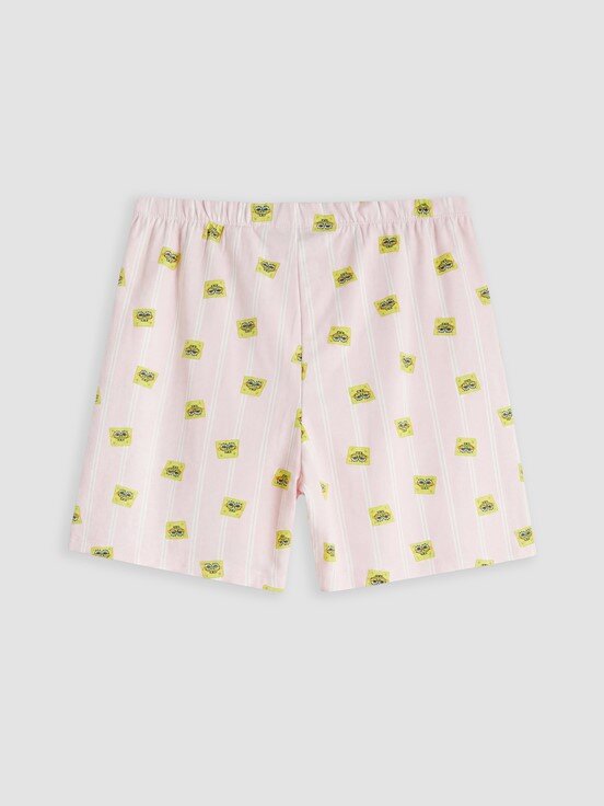 Pijama Takım PEMBE BASKILI
