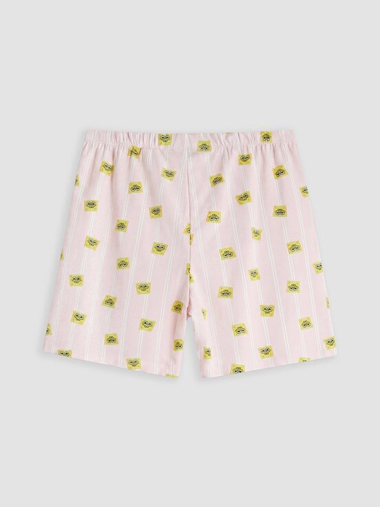 Pijama Takım PEMBE BASKILI