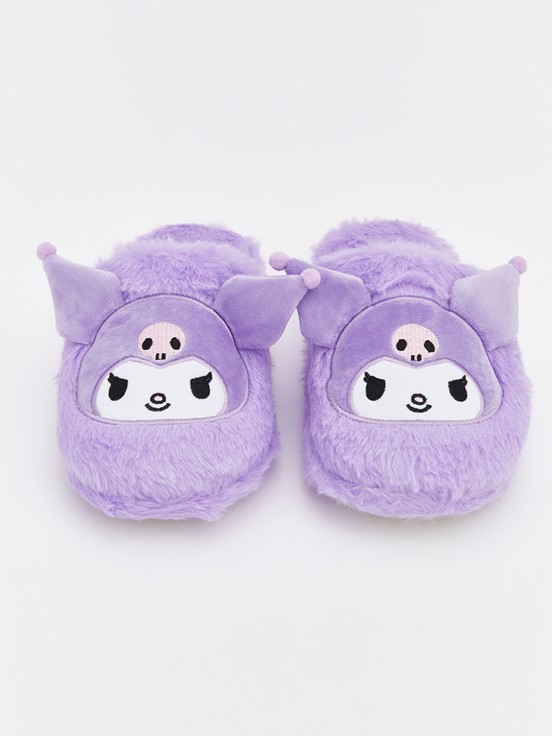 Ev Terliği MOR BASKILI