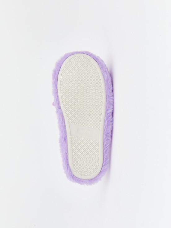 Ev Terliği MOR BASKILI