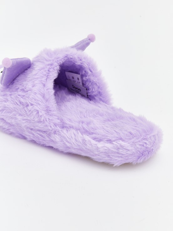 Ev Terliği MOR BASKILI