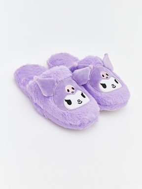 Ev Terliği MOR BASKILI