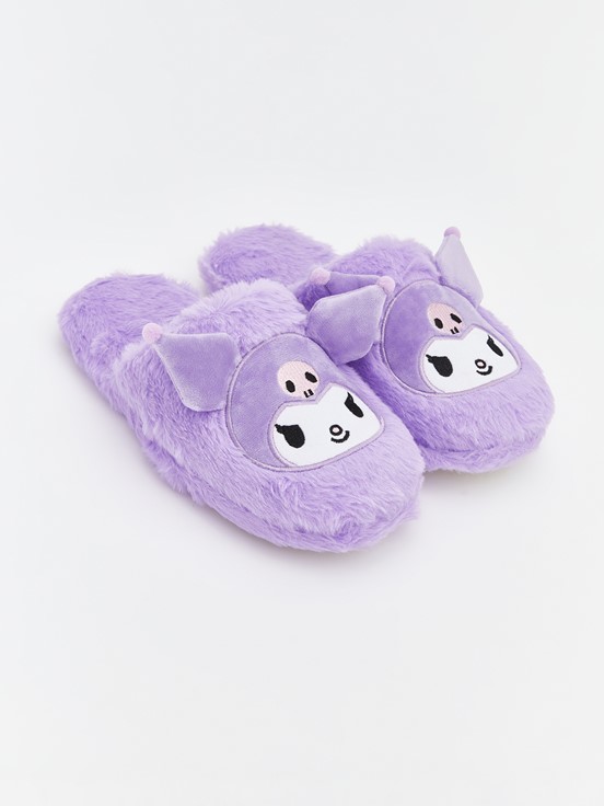 Ev Terliği MOR BASKILI