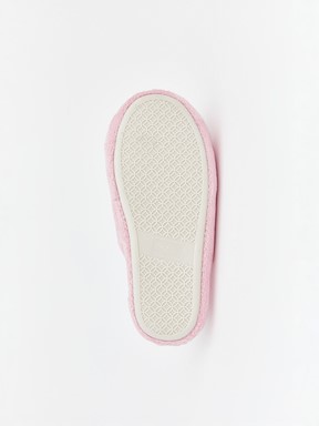 Ev Terliği PEMBE BASKILI