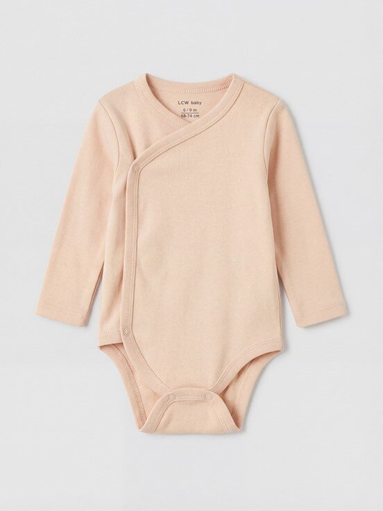 Çıtçıtlı Body KREM BASKILI