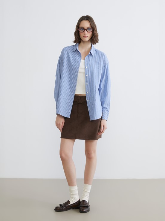 Gömlek MAVİ ÇİZGİLİ