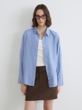 Gömlek MAVİ ÇİZGİLİ