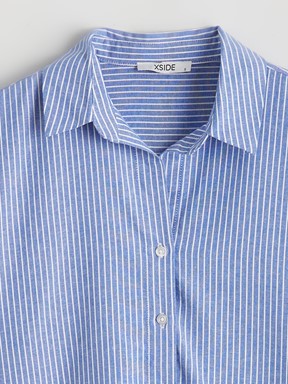 Gömlek MAVİ ÇİZGİLİ