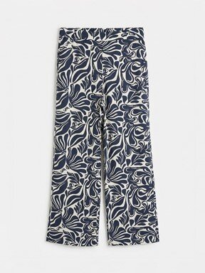 Pantolon LACİVERT BASKILI