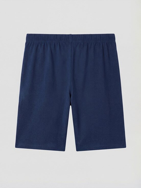 Şortlu Pijama Takımı CANLI MAVİ