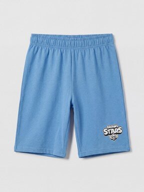 Şortlu Pijama Takımı BEYAZ BASKILI