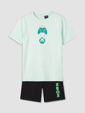 Şortlu Pijama Takımı PASTEL YEŞİL