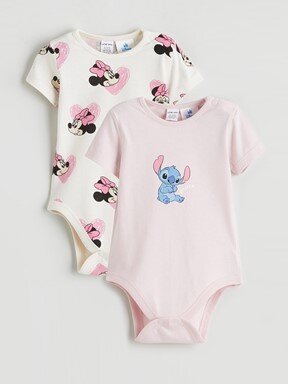 Çıtçıtlı Body EKRU BASKILI