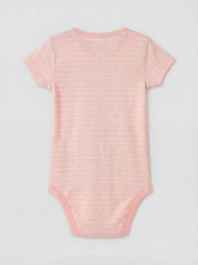 Çıtçıtlı Body EKRU BASKILI
