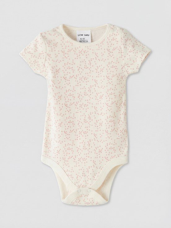 Çıtçıtlı Body EKRU BASKILI
