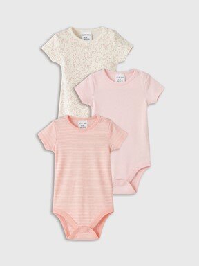 Çıtçıtlı Body EKRU BASKILI