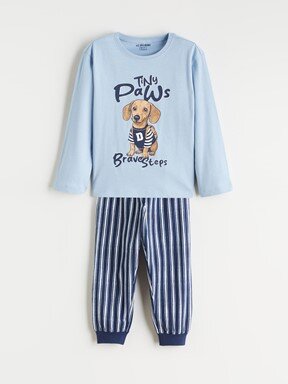 Pijama Takım MAT MAVİ