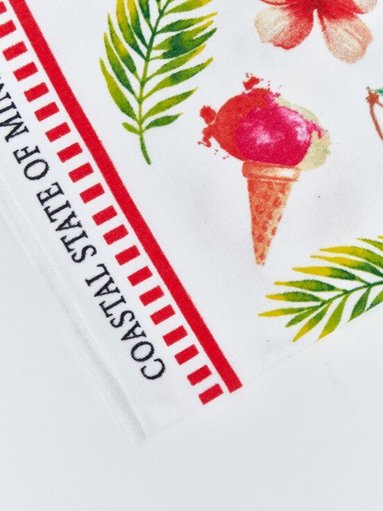 Plaj Havlusu KARIŞIK BASKILI