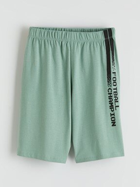 Şortlu Pijama Takımı YENİ SİYAH
