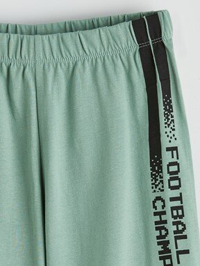 Şortlu Pijama Takımı YENİ SİYAH