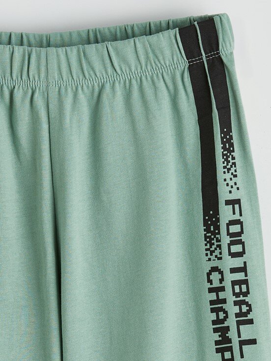 Şortlu Pijama Takımı YENİ SİYAH
