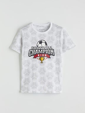 Şortlu Pijama Takımı BEYAZ BASKILI