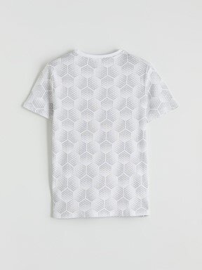 Şortlu Pijama Takımı BEYAZ BASKILI