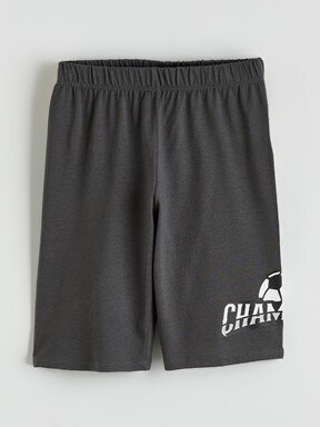 Şortlu Pijama Takımı BEYAZ BASKILI