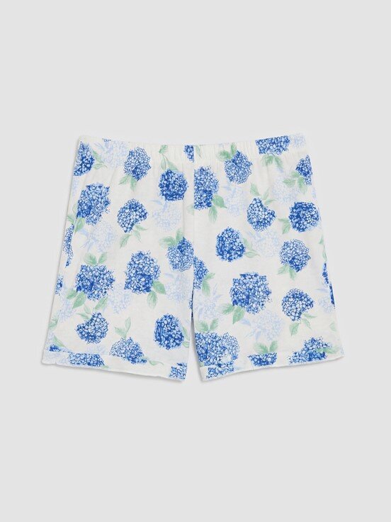 Şortlu Pijama Takımı EKRU BASKILI