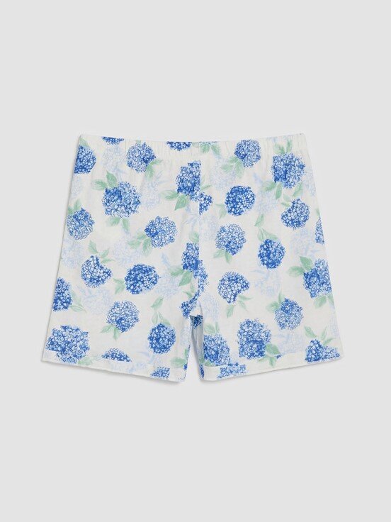 Şortlu Pijama Takımı EKRU BASKILI