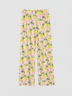 Pijama Takım PEMBE BASKILI