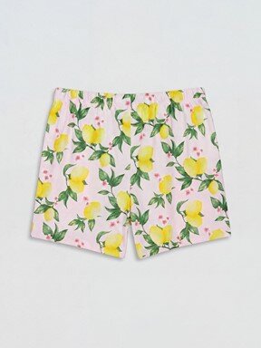 Şortlu Pijama Takımı PEMBE BASKILI