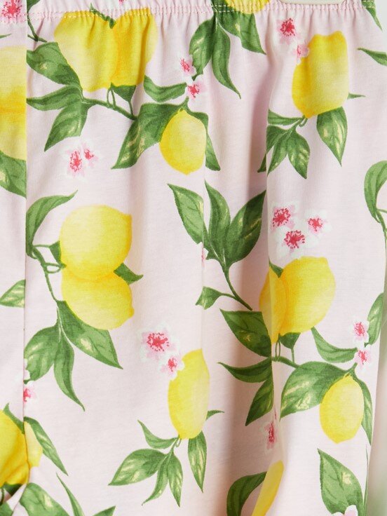 Şortlu Pijama Takımı PEMBE BASKILI