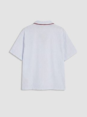 Şortlu Pijama Takımı AÇIK MAVİ BASKILI