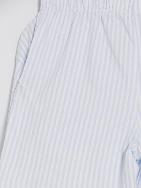 Şortlu Pijama Takımı AÇIK MAVİ BASKILI