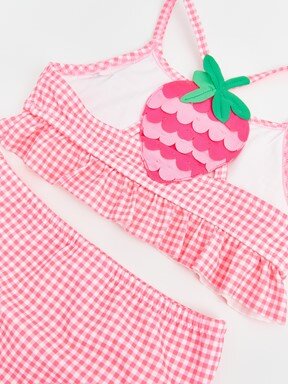 Bikini NEON PEMBE BASKILI