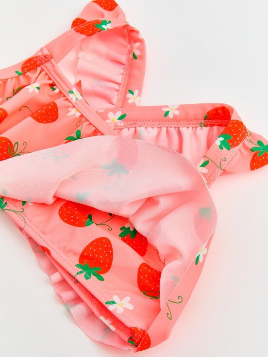 Bikini PEMBE BASKILI