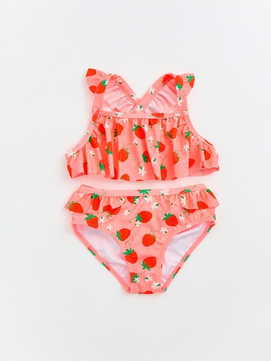 Bikini PEMBE BASKILI