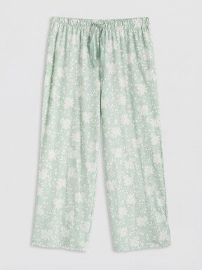 Kaprili Pijama Takımı AÇIK YEŞİL BASKILI
