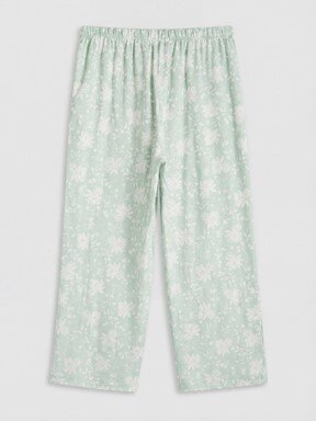 Kaprili Pijama Takımı AÇIK YEŞİL BASKILI